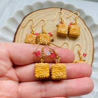 Mooncake Earrings