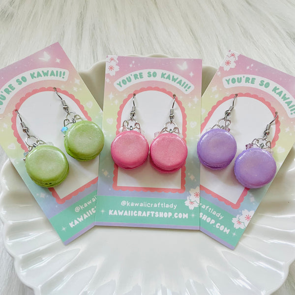 Macaron Clay Earrings