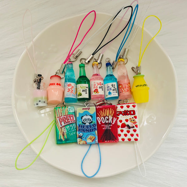 Food & Drink Kawaii Phone Charms – Kawaii Craft Shop