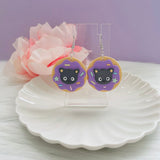 Kawaii Character Donut Earrings