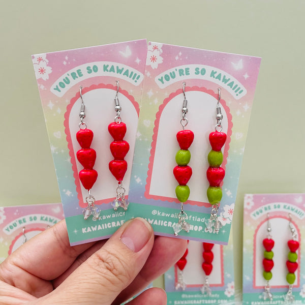 Tanghulu Dangle Clay Earrings