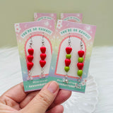 Tanghulu Dangle Clay Earrings