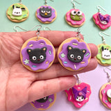 Kawaii Character Donut Earrings