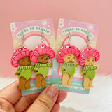 Kawaii Kewpie Earrings