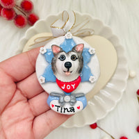 Personalized Christmas Snow Globe Ornament