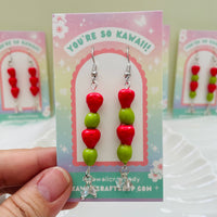 Tanghulu Dangle Clay Earrings