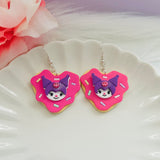 Kawaii Character Donut Earrings