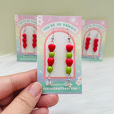 Tanghulu Dangle Clay Earrings