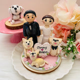 Custom Clay Cake Topper