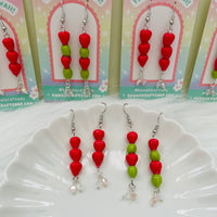 Tanghulu Dangle Clay Earrings