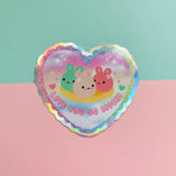 Glitter Kawaii Stickers