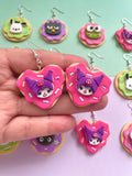 Kawaii Character Donut Earrings