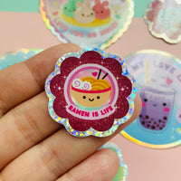 Glitter Kawaii Stickers