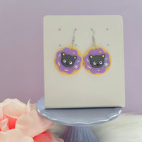 Kawaii Character Donut Earrings