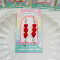 Tanghulu Dangle Clay Earrings