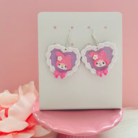 Kawaii Character Cake Earrings