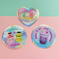 Glitter Kawaii Stickers