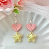 Heart and Stars Kawaii Earrings