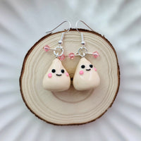 Dumpling Clay Earrings