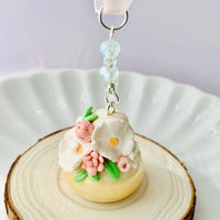 Custom Wedding Cake Clay Ornament Charm