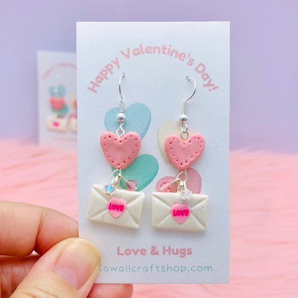 Valentines polymer clay cutters | I love you text message - Lala Handmade  store | Polymer Clay Earrings and Tools
