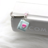 Mom Love Clay Charm Bookmark by Kawaii Craft Shop