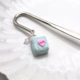 Mom Love Clay Charm Bookmark by Kawaii Craft Shop