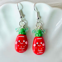 Sriracha Hot Sauce Clay Earrings