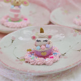 Kawaii Unicorn Cupcake Jewelry Dish by Kawaii Craft Shop