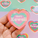 Holographic Kawaii Acrylic Keychains
